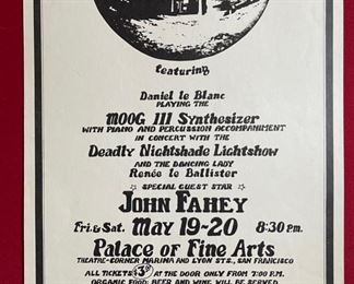 Synchronicity Moog Daniel Le Blanc Poster 17x11in