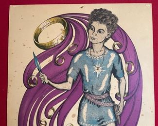 1967 Frodo Berkeley Bonaparte Lord of the Rings 20.25x14.25in