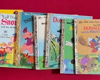 Lot of 7 Disney little golden book set Books