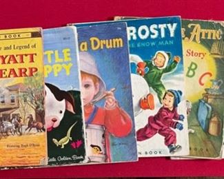 Lot of 6 little golden book set Books