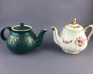 two pretty teapots