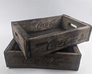 vintage coke crates
