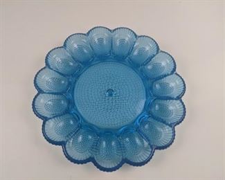 fantastic blue egg plate