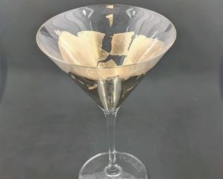 signed martini glasses