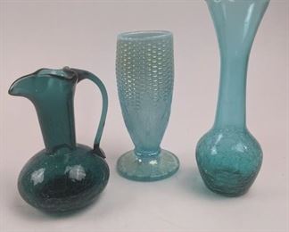 blue vases
