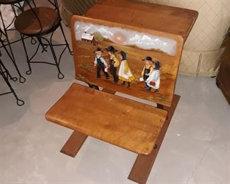 Vintage childs school desk