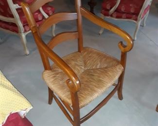 Crate & Barrel bent wood arm chair
