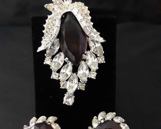Pell Pin And Earring Set