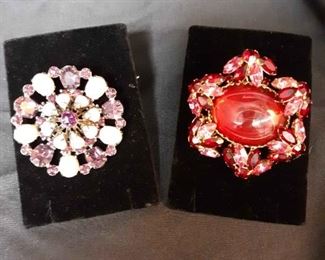 Vintage Brooches By Voga And Mesner