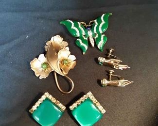 Beautiful Vintage Costume Jewelry By Bijoux And Coro