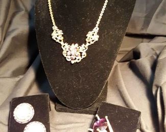 Purple And Gold Vintage Jewelry Collection By Cordcraft