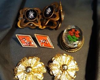Vintage Costume Jewelry By Reboie And Bomae