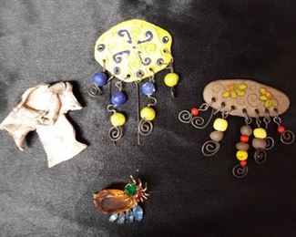 Vintage Eclectic Brooch Pins