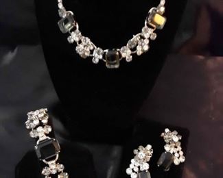 Vintage Rhinestone And Greystone Jewelry Collection