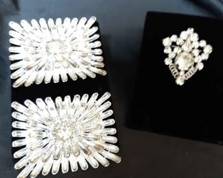 Vintage Shoe Clips By Tiptoe And Pin