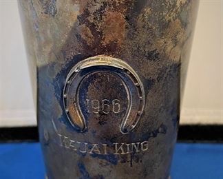 Official Kentucky Derby Sterling Mint Julep Cup 1966