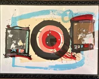 Ralph Steadman William S Burroughs Signed Lithograph