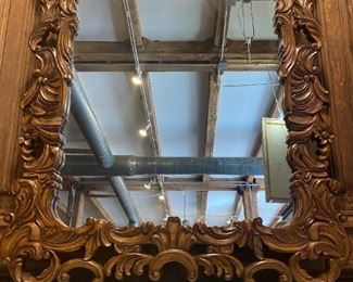 Italian Wood Carved Mirror