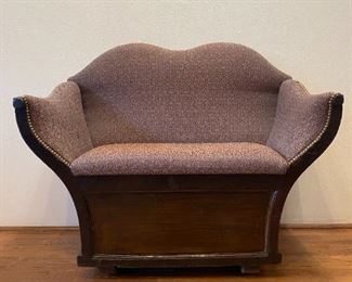 19th C French Carousel Bench Opera