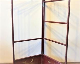 Red Lacquer Kimono Rack