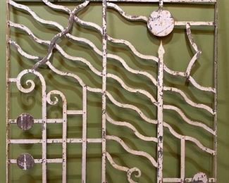 French Art Deco Architectural Fence Panel
