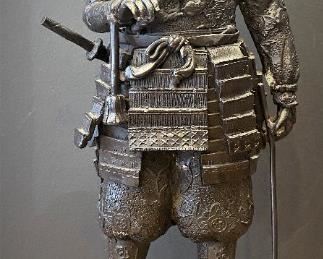 Bronze Shogun Warrior Statue