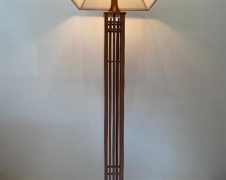 Arts and Crafts Style Floor Lamp Cherry Tree Designs