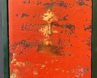 Brandon Johnson Oil on Board