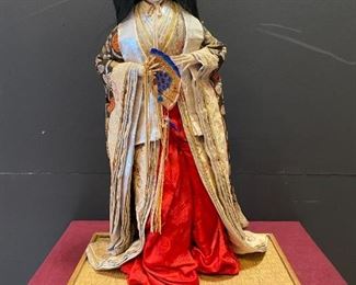 Japanese Geisha Doll on Stand