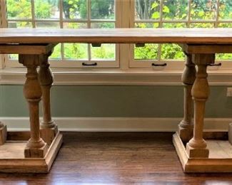Restoration Hardware Pine Console