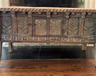 Primitive India Cupboard Trunk