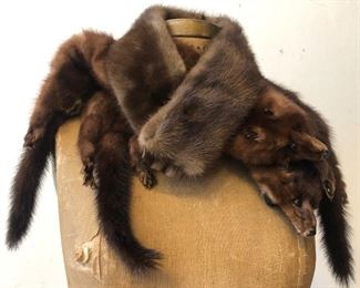 Mink Pelts & Collar