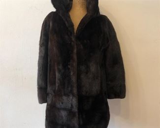 Short Black Mink Coat