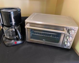 Oster Toaster Oven and Mr Coffee Coffee Maker