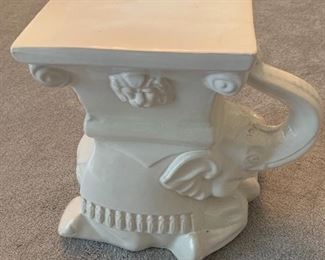 Figural Elephant Plant Stand