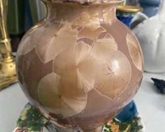 Dover Pottery Crystalline Glaze Vase