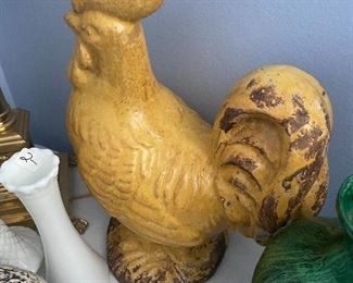 Large Pottery Rooster