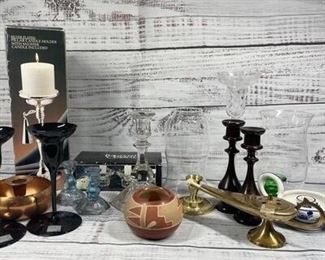 Collection of Candle Stick Holders