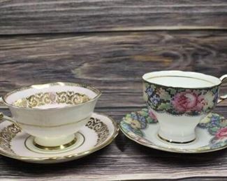 Pair of Vintage Paragon Bone China Tea Cups