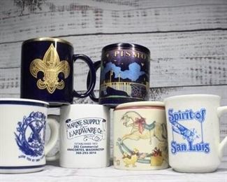 Lot of Assorted Retro Mugs