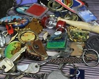 Vintage Assorted Keychain Lot