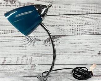 ClipOn Blue Desk Lamp