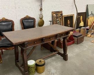 late 1600's Spanish money table