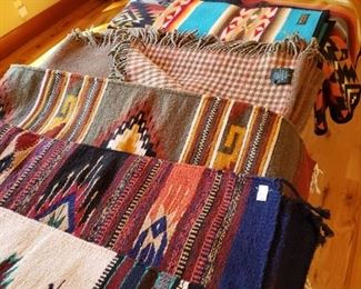 Lots of Pendleton and other Wool Blankets. 
