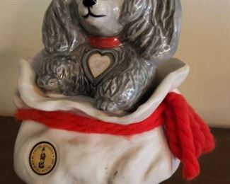 Jim Beam Tiffany Poodle Decanter