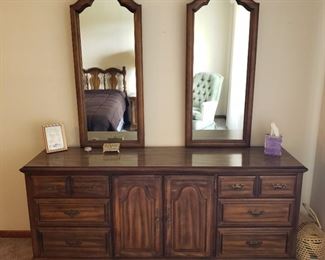 Dresser and Mirror by Americana