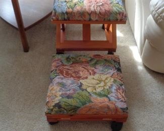 pair of convertible footstools