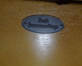 Soft Surroundings label in dresser
