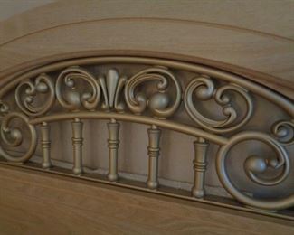 detail of Queen Ashley Furniture headboard