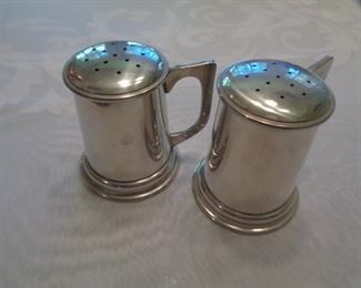 pewter salt and pepper shakers